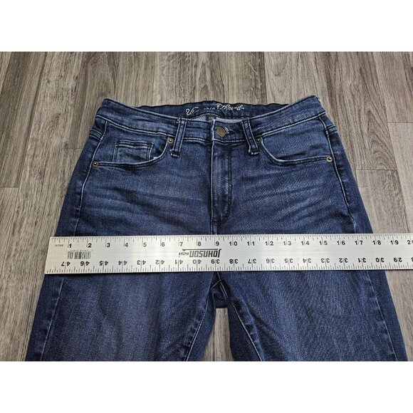 (3/$35) Universal Thread Jeans Womens 8 Blue High Rise Skinny Stretch Denim - Picture 8 of 11